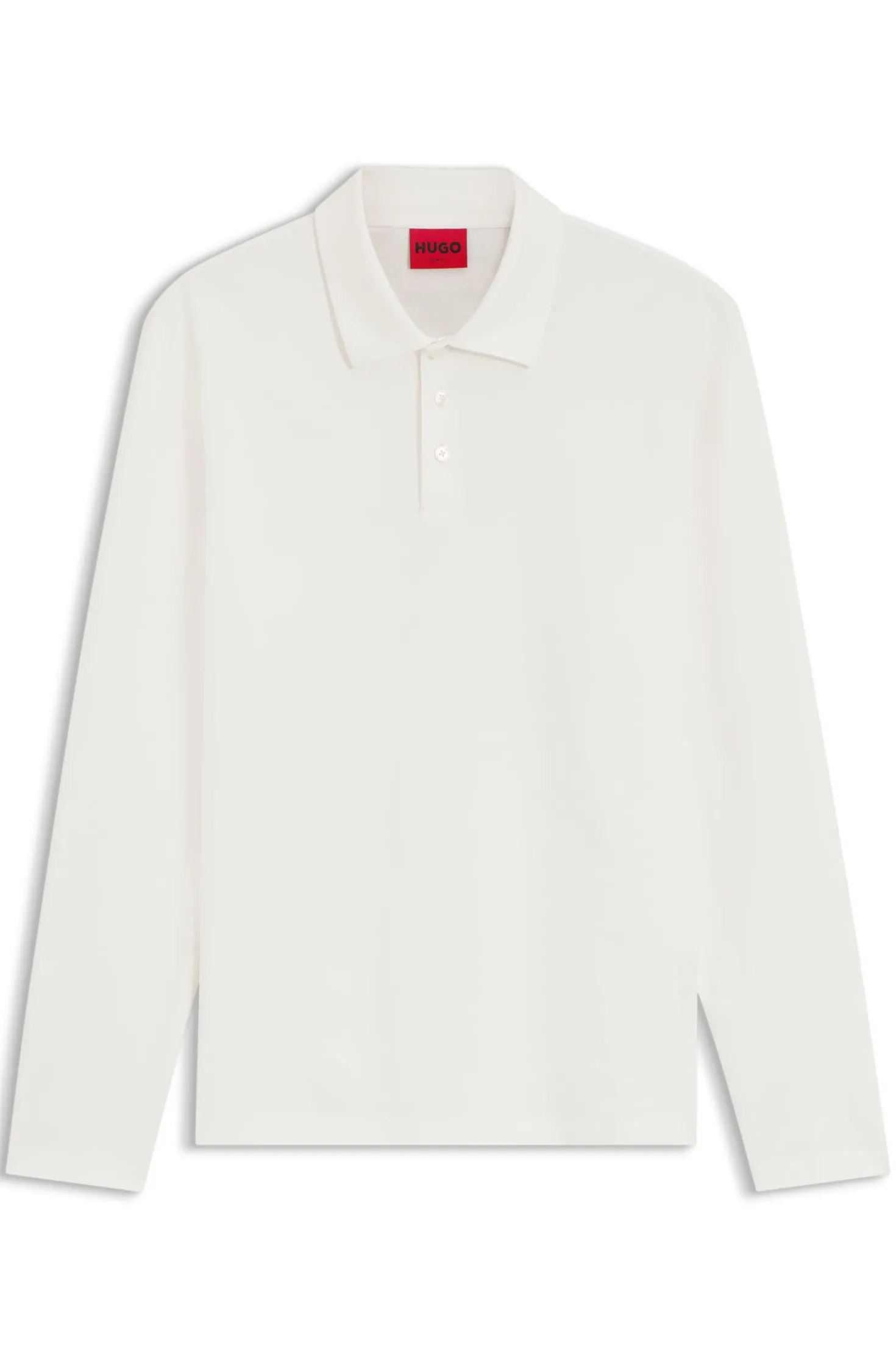 Slim-Fit Poloshirt aus merzerisierter Baumwolle