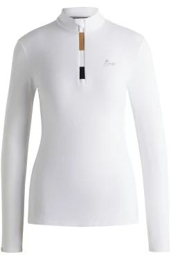 Slim-Fit Reitsport-Trainingsshirt aus Super-Stretch-Gewebe