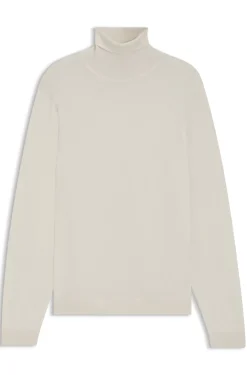 Slim-Fit Rollkragenpullover aus extrafeiner Merinowolle