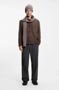 Slim-Fit Sakko aus knitterfreiem Twill