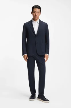 Slim-Fit Sakko aus Performance-Stretch-Gewebe