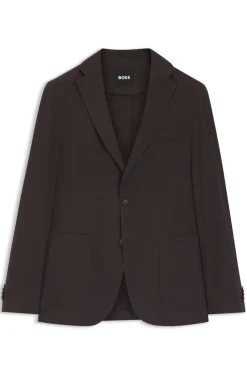 Slim-Fit Sakko aus waschbarem Tech-Leinen