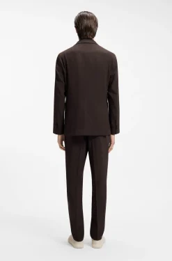 Slim-Fit Sakko aus waschbarem Tech-Leinen