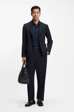 Slim-Fit Sakko aus waschbarem Performance-Stretch-Gewebe