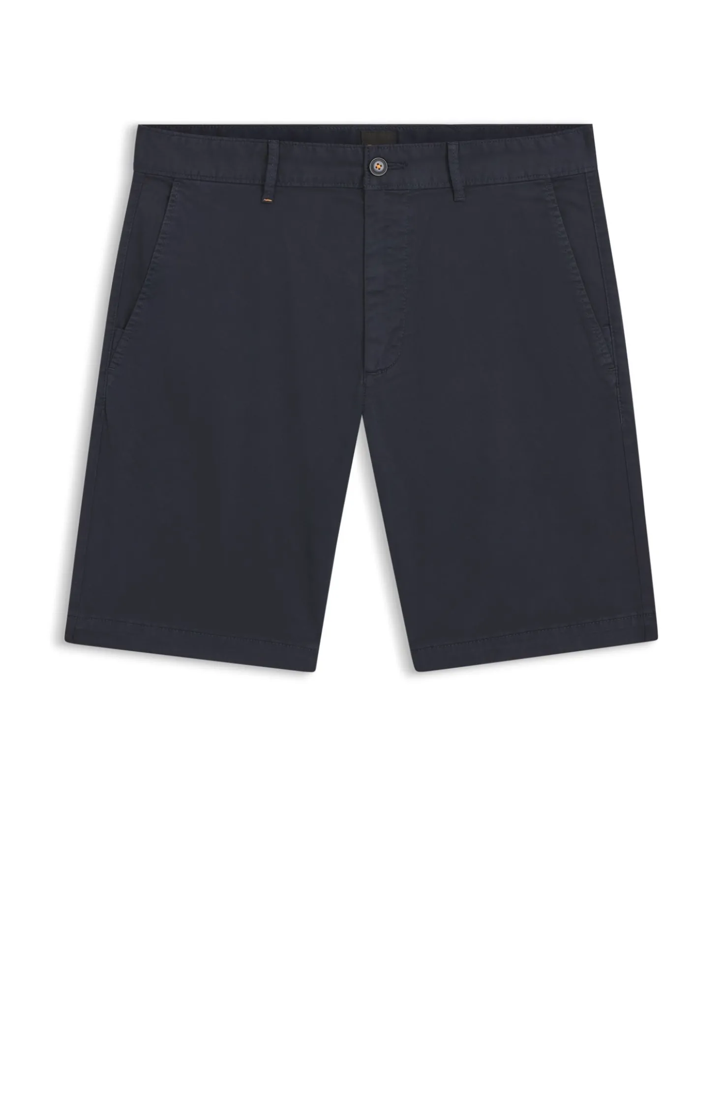 Slim-Fit Shorts aus elastischem Baumwoll-Twill
