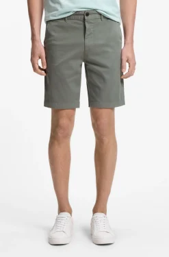 Slim-Fit Shorts aus elastischem Baumwoll-Twill