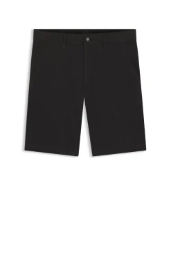 Slim-Fit Shorts aus elastischem Baumwoll-Twill