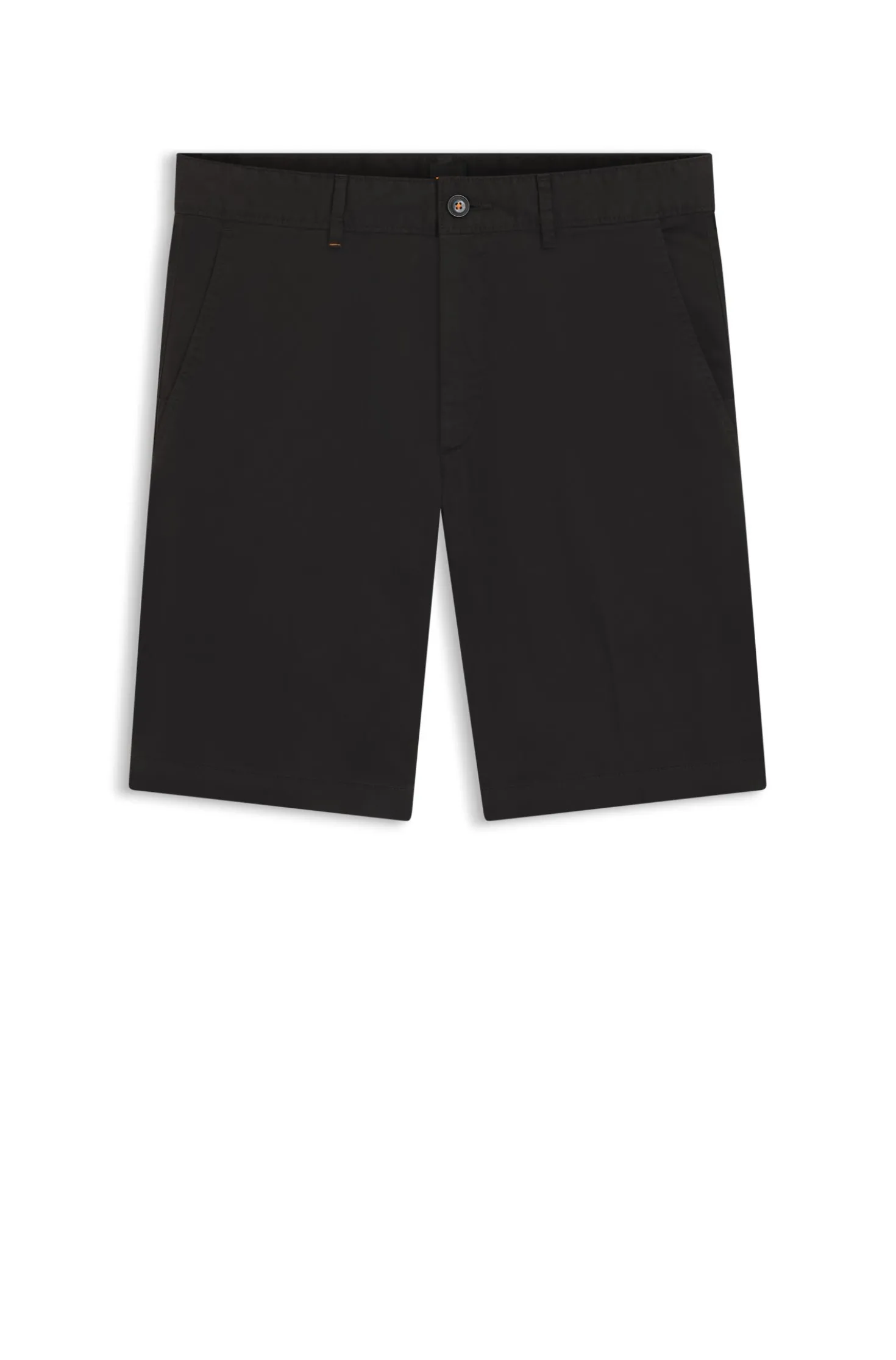 Slim-Fit Shorts aus elastischem Baumwoll-Twill