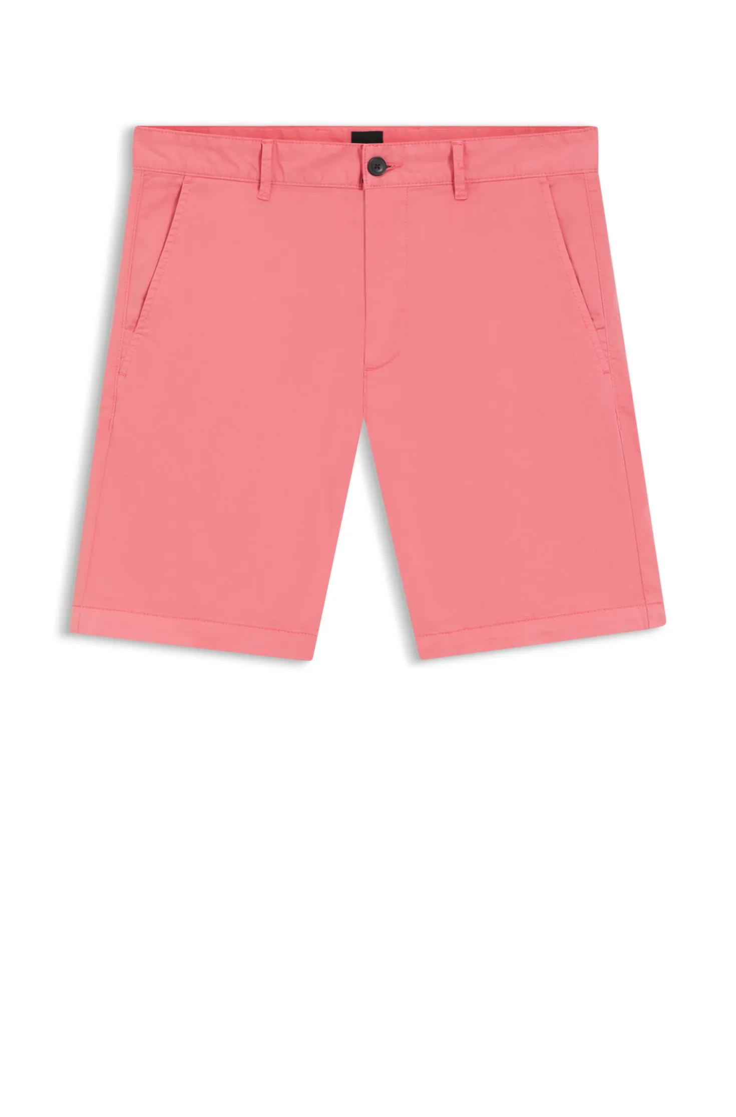 Slim-Fit Shorts aus elastischem Baumwoll-Twill