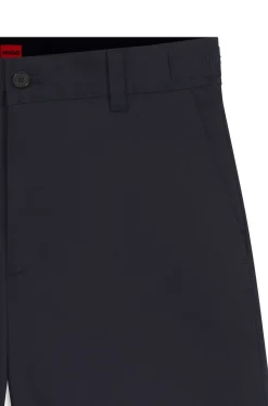 Slim-Fit Shorts aus merzerisierter Stretch-Baumwolle