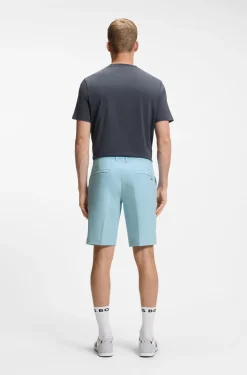 Slim-Fit Shorts aus wasserabweisendem Stretch-Gewebe