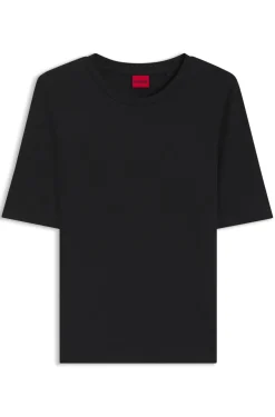 Slim-Fit T-Shirt aus elastischem Baumwoll-Modal-Mix