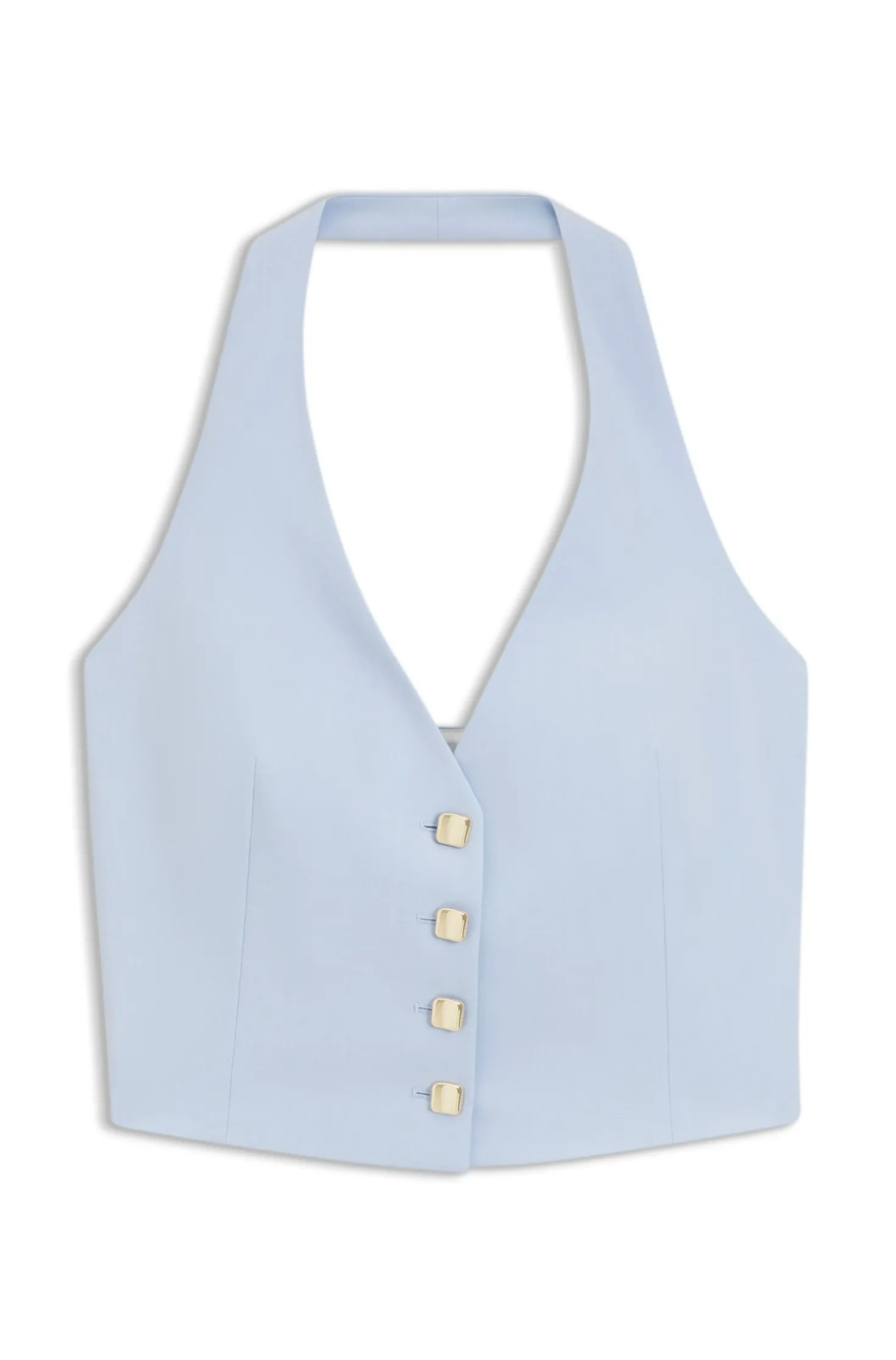 Slim-Fit Weste mit Neckholder