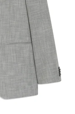 Slim-Fit Zweiteiler aus Baumwoll-Mix mit Schurwolle