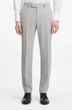 Slim-Fit Zweiteiler aus fein gemustertem Gewebe