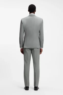 Slim-Fit Zweiteiler aus Schurwolle