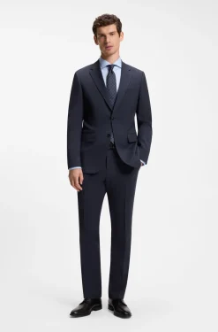 Slim-Fit Zweiteiler aus Schurwolle