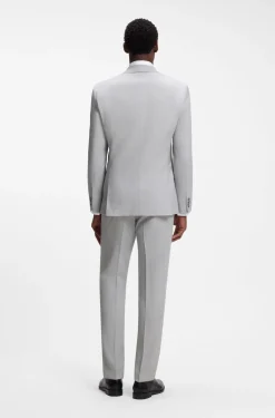 Slim-Fit Zweiteiler aus Schurwolle
