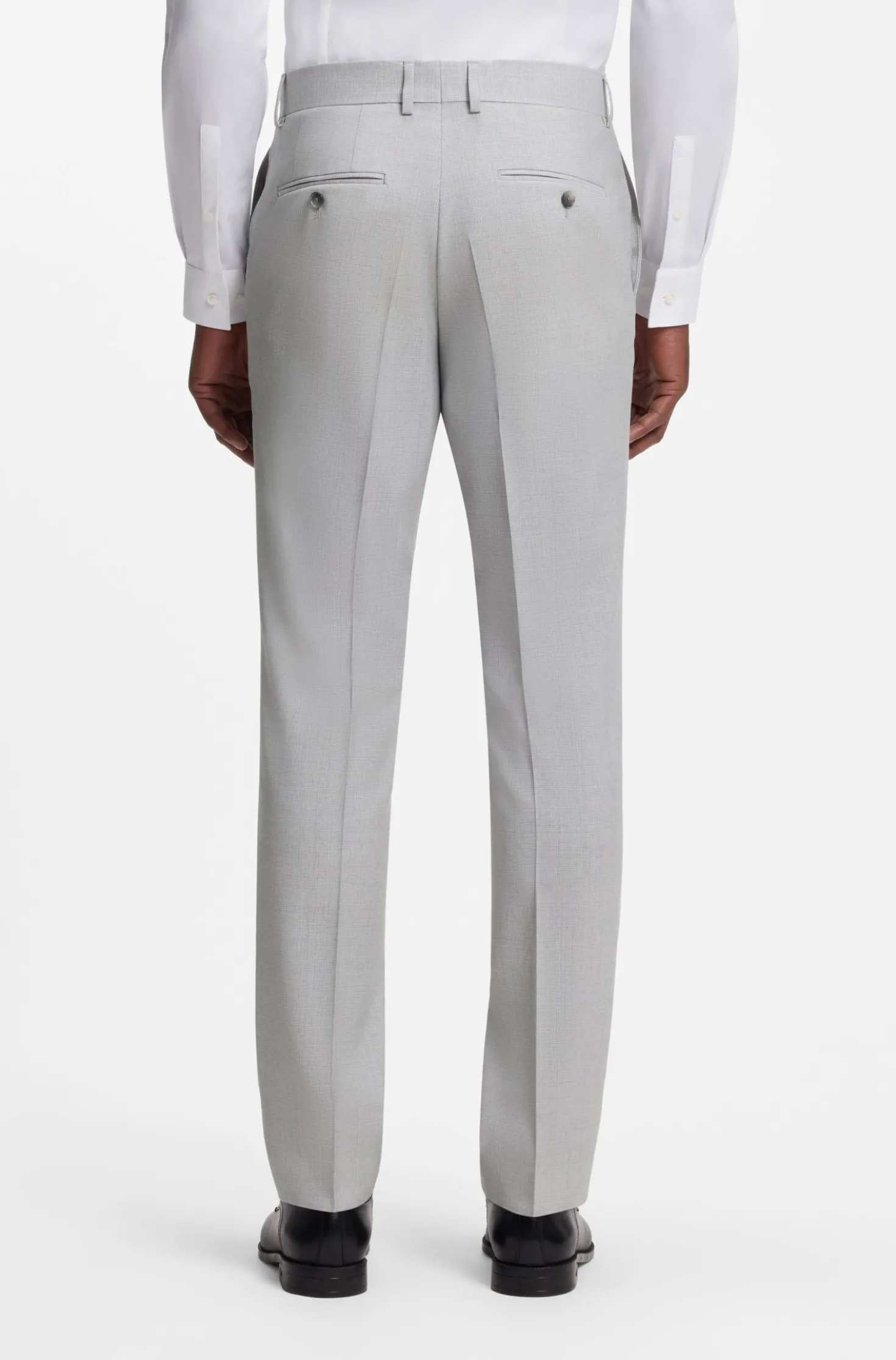 Slim-Fit Zweiteiler aus Schurwolle