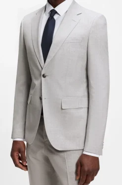 Slim-Fit Zweiteiler aus Schurwolle