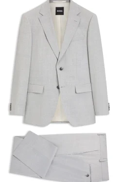 Slim-Fit Zweiteiler aus Schurwolle