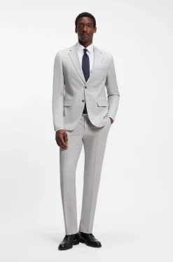 Slim-Fit Zweiteiler aus Schurwolle