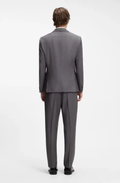 Slim-Fit Zweiteiler aus Schurwolle