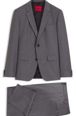 Slim-Fit Zweiteiler aus Schurwolle