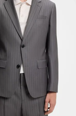 Slim-Fit Zweiteiler aus Schurwolle