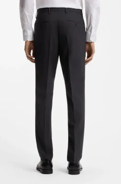 Slim-Fit Zweiteiler aus Stretch-Wolle