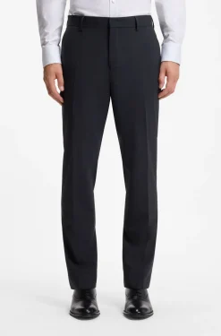 Slim-Fit Zweiteiler aus Stretch-Wolle