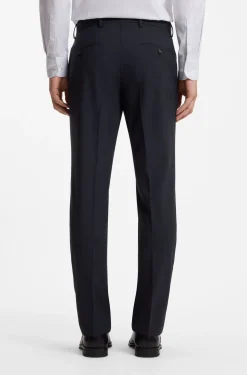 Slim-Fit Zweiteiler aus Stretch-Wolle