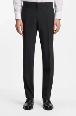 Slim-Fit Zweiteiler aus Stretch-Wolle