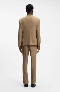 Slim-Fit Zweiteiler aus Stretch-Woll-Mix