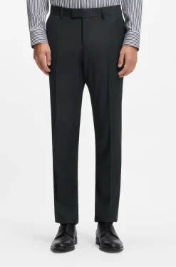 Slim-Fit Zweiteiler aus Woll-Mix