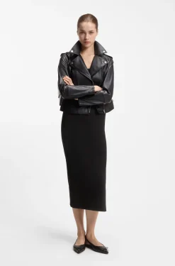 Slingbacks aus Nappaleder mit Schleife