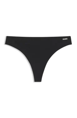 Slip aus elastischer Mikrofaser mit niedriger Bundhöhe und Print