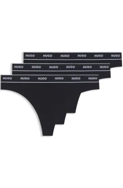 Slip aus Stretch-Baumwolle mit Logo-Bund