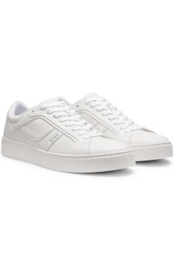 Sneakers aus Kunst-Nappaleder mit Logo