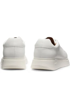 Sneakers aus Leder mit Gummisohlen
