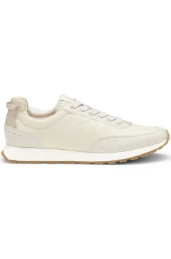 Sneakers im Laufschuh-Stil mit Zickzack-Detail