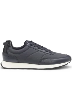 Sneakers im Laufschuh-Stil mit Zickzack-Detail