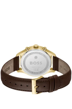 Stratus Chronograph mit braunem Lederarmband
