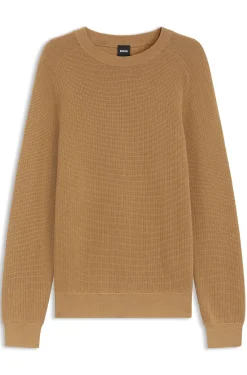 Strickpullover aus Baumwolle und Schurwolle
