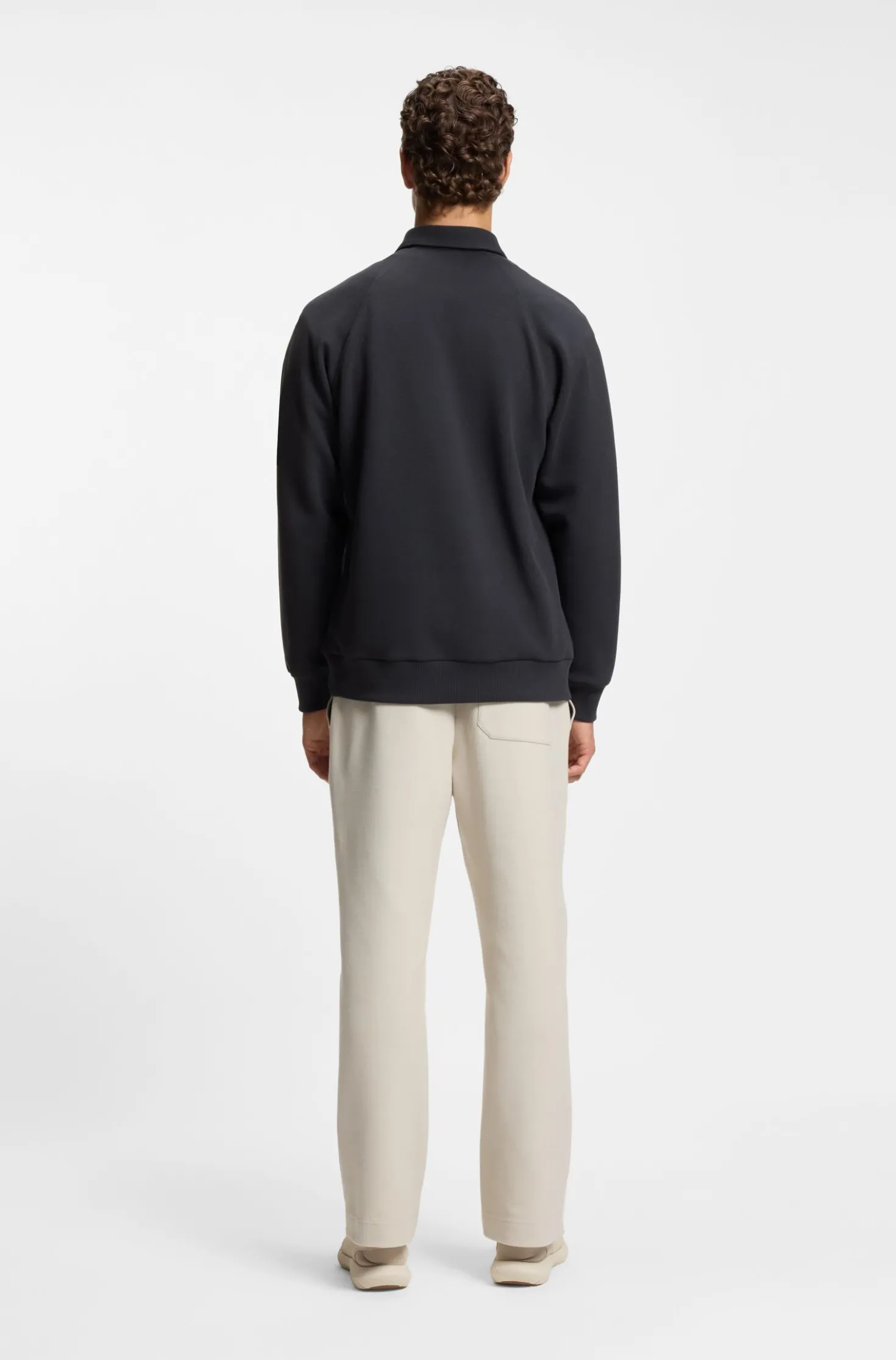Sweatshirt aus Baumwoll-Mix mit Tennis-Artwork