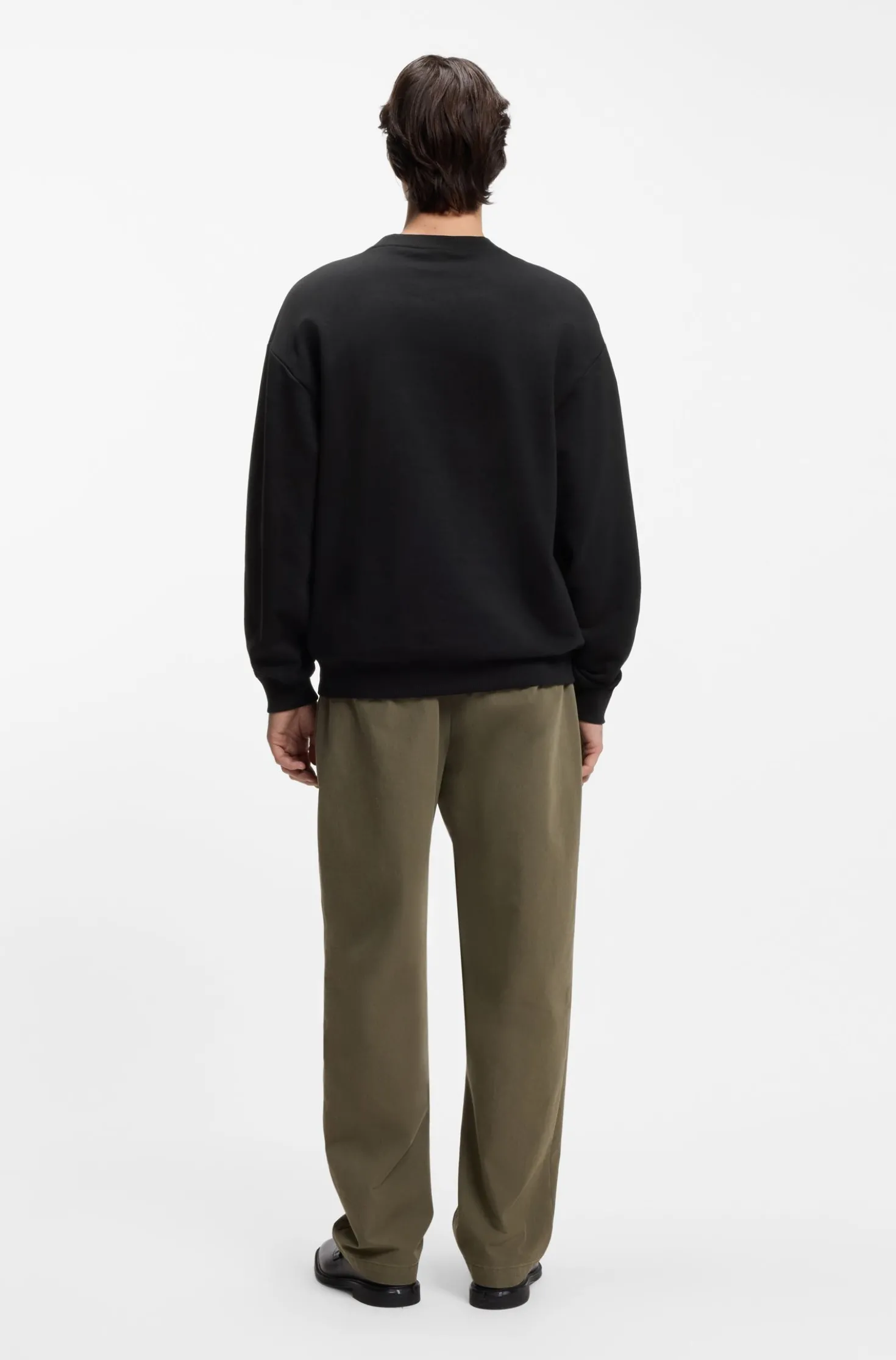 Sweatshirt aus Baumwoll-Terry mit Gradient-Logo