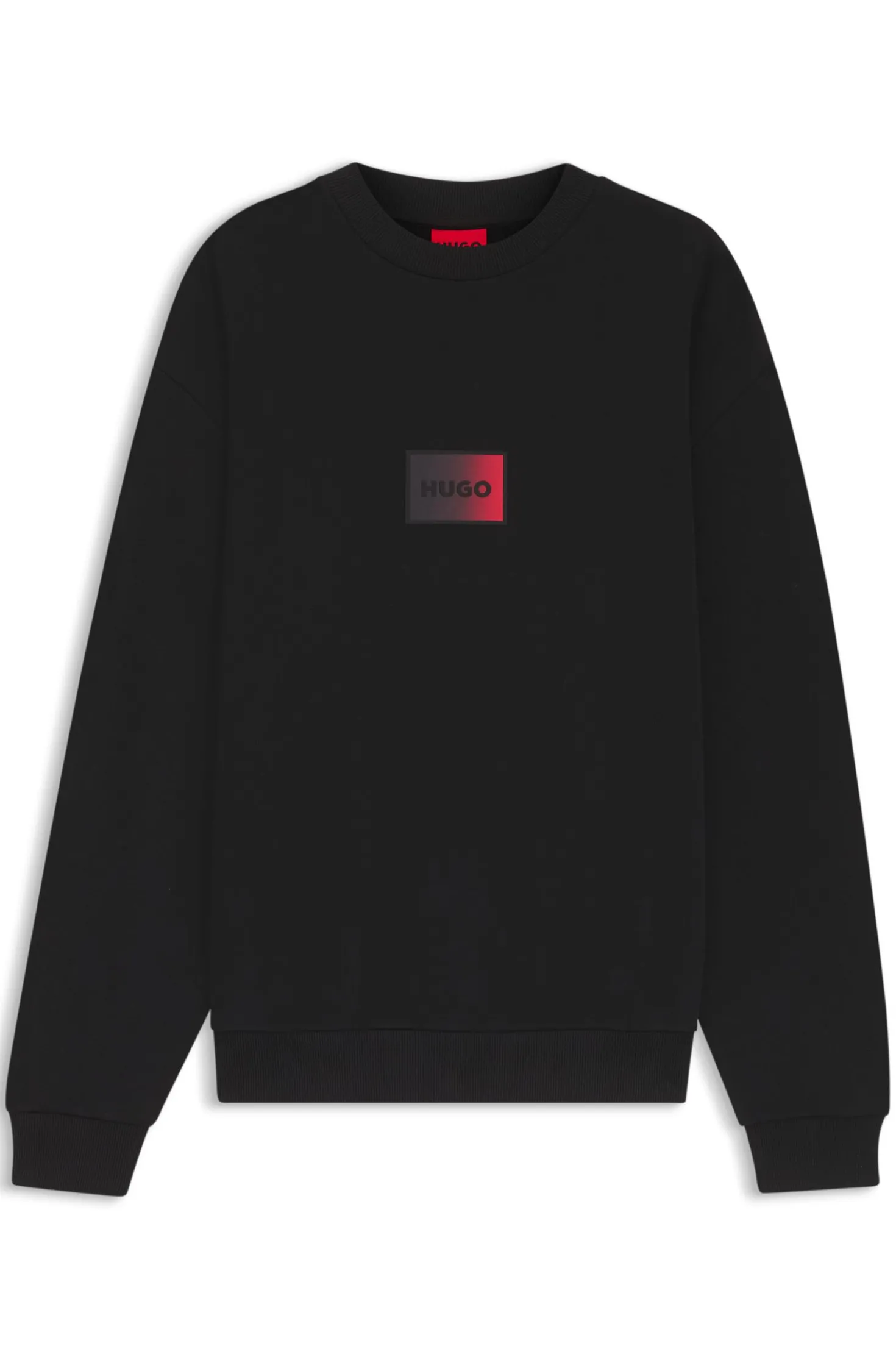 Sweatshirt aus Baumwoll-Terry mit Gradient-Logo