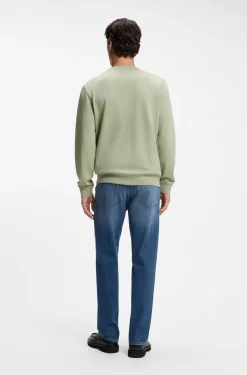 Sweatshirt aus Baumwoll-Terry mit Logo-Patch