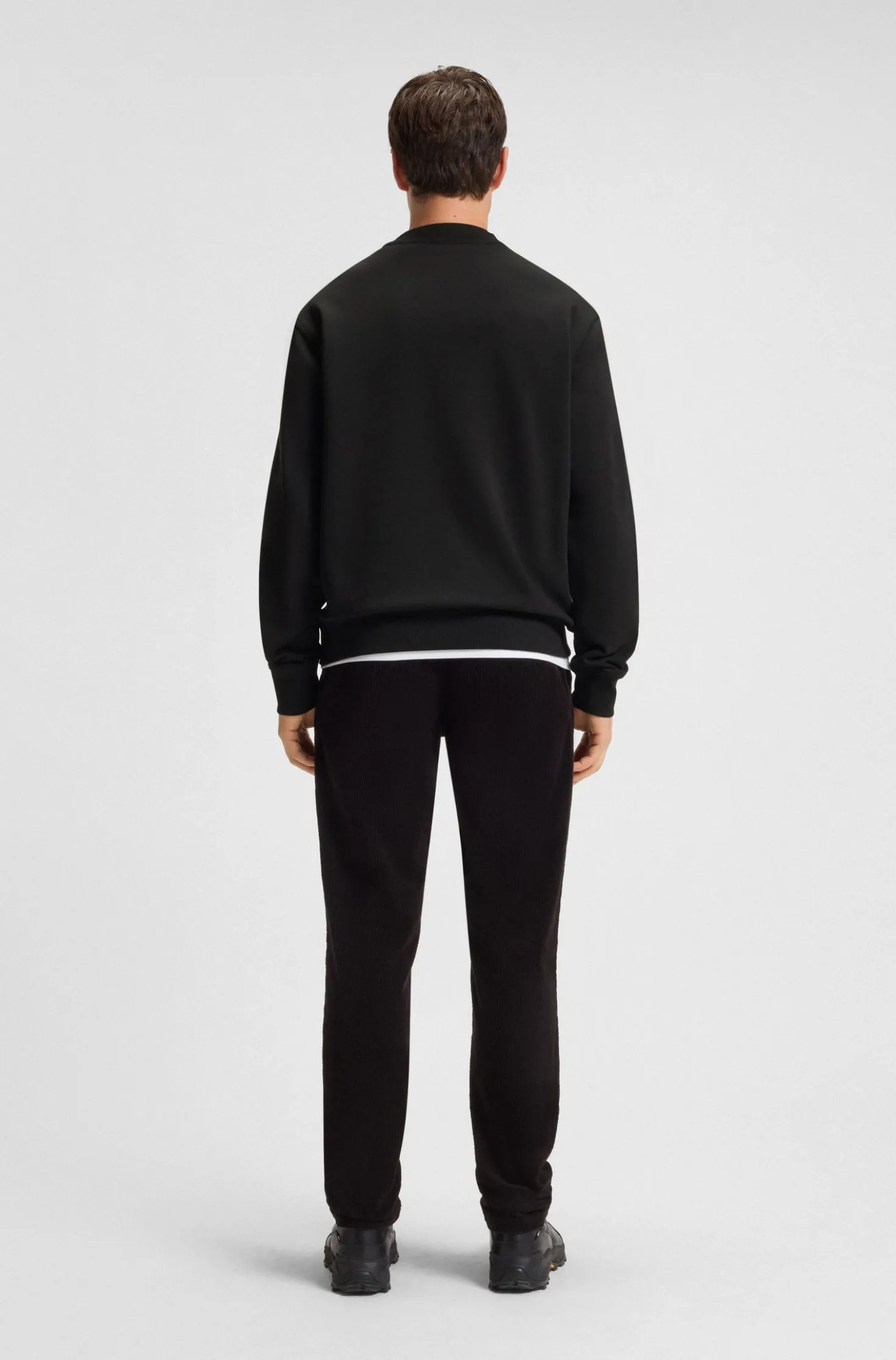 Sweatshirt aus Baumwoll-Terry mit Logo-Print