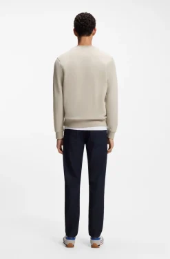 Sweatshirt aus Baumwoll-Terry mit Logo-Patch